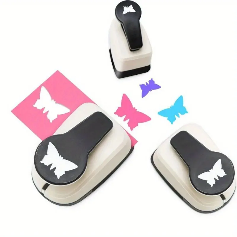 Butterfly Scrapbook Punches Handmade Cutter Card Craft Scrapbooking Printing DIY Flower Paper Craft Hole Puncher 9-25mm