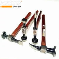 Sheet Metal Hammer Walnut Wood Handle Professional Hammer Multifunctional Automotive Mechanical Workshop Tools Car Repair 1