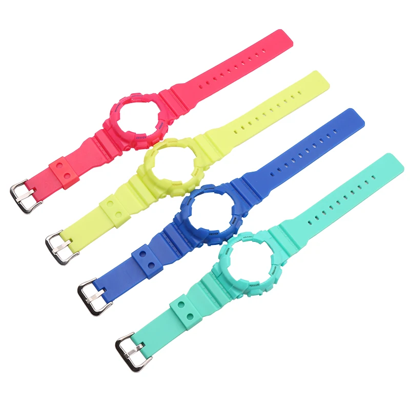 Watch accessories for GMA  resin strap case for  GMA-S110 GMA-S120 S130 ladies watch strap