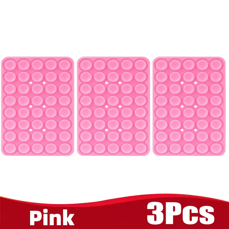 Silicone Suction Cup Phone Holde Multifunctional Fixed Anti-slip Mobile Fixture Double Sided Detachable Phone Rubber Sucker Pad - Image 7