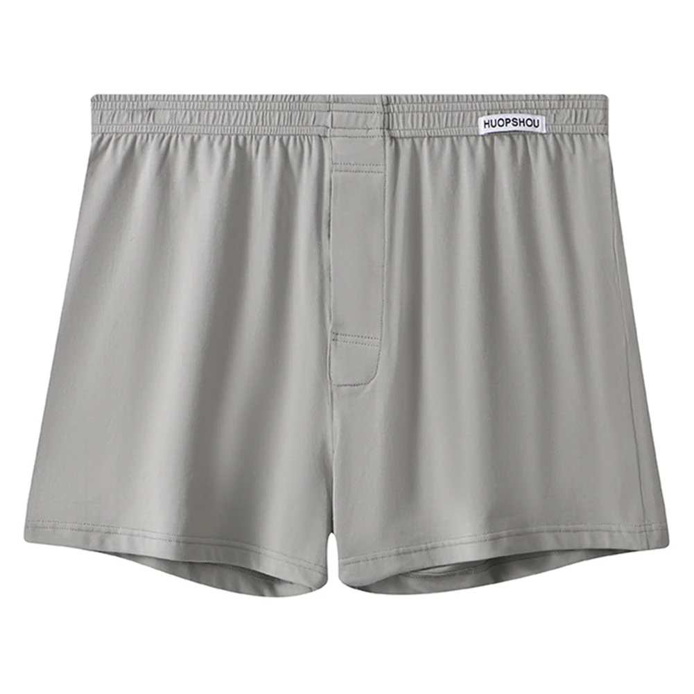 Men Boxer Underwear Cotton Soft Underpants Seamless Large Size Briefs Pouch Shorts Trunks Casual Elasticity Loose Sleepwear