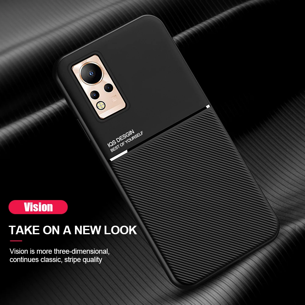 Capa de telemóvel em pele mate para infinix note 12 e 11 série_voghion.com