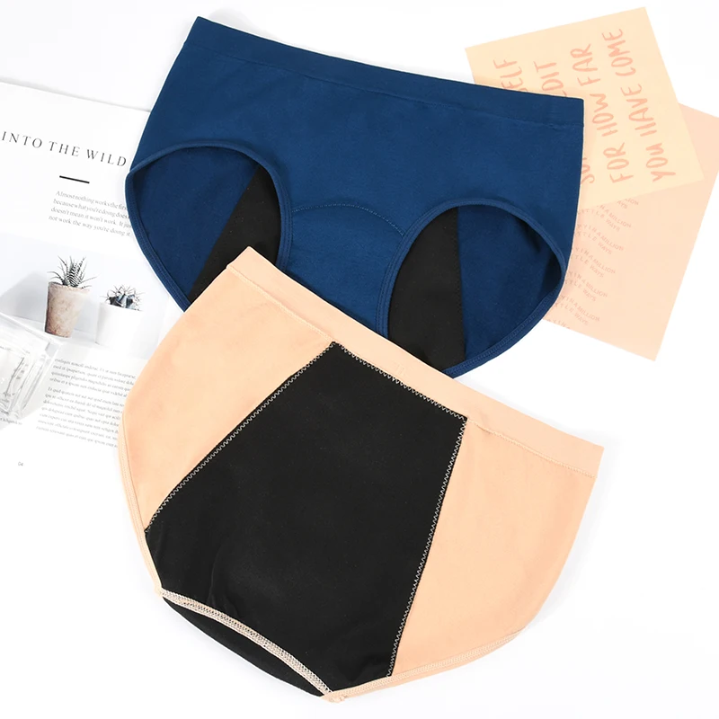 Nadia Go Teen Girls Period Underwear Menstrual Period Panties Leak-Proof  Organic Cotton Protective Briefs - AliExpress