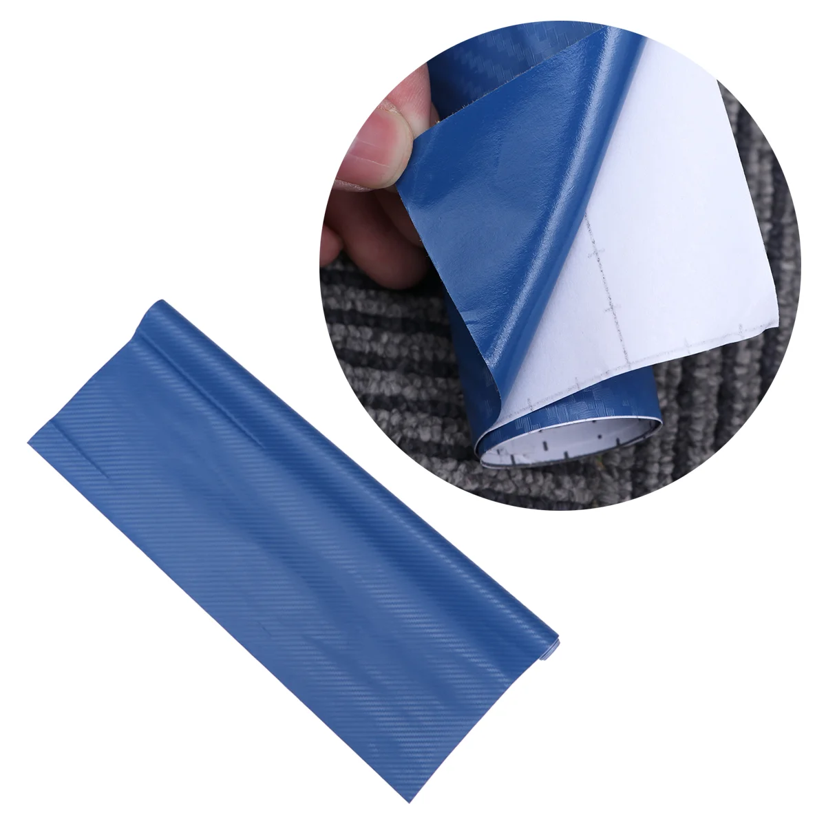

Car Stickers Waterproof DIY 3D Carbon Fiber Film Wrap Roll for Car Auto Vehicle Decor (Blue) A30