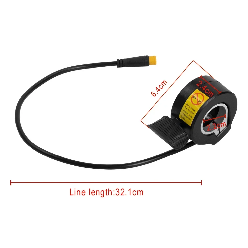 12 V-72 V wasserdichte Geschwindigkeitsregelung Paddel Gasgriff Gas Teile für Elektrofahrrad 3 Pin 130X Daumengasbeschleuniger – Detail 14