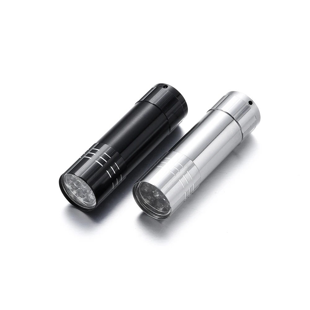 9W 395NM Flashlight UV Resin Curing Lamp Light LED For DIY Epoxy UV Resin Cure Adhesive Glue Jewelry Fluorescent Detection Tool