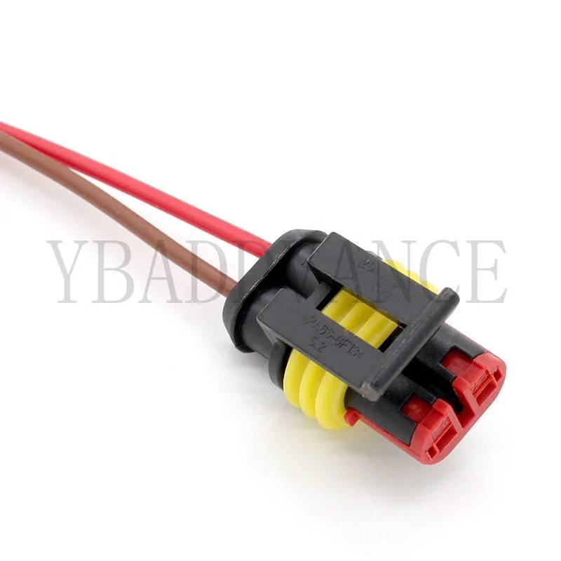 Automotive Amp Superseal 2 Way Male And Female Connector Kits 282080-1 ...