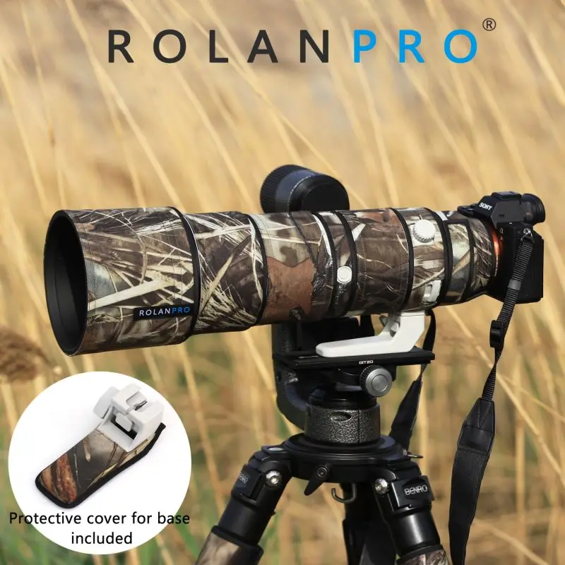 ROLANPRO Waterdichte Lensjas voor Canon RF 100-300mm F/2.8 L IS USM Regenhoes Guns Beschermhoes voor CANON RF 100 300mm Cover 44 ROLANPRO Waterdichte Lensjas voor Canon RF 100-300mm F/2.8 L IS USM Regenhoes Guns Beschermhoes voor CANON RF 100 300mm Cover 44