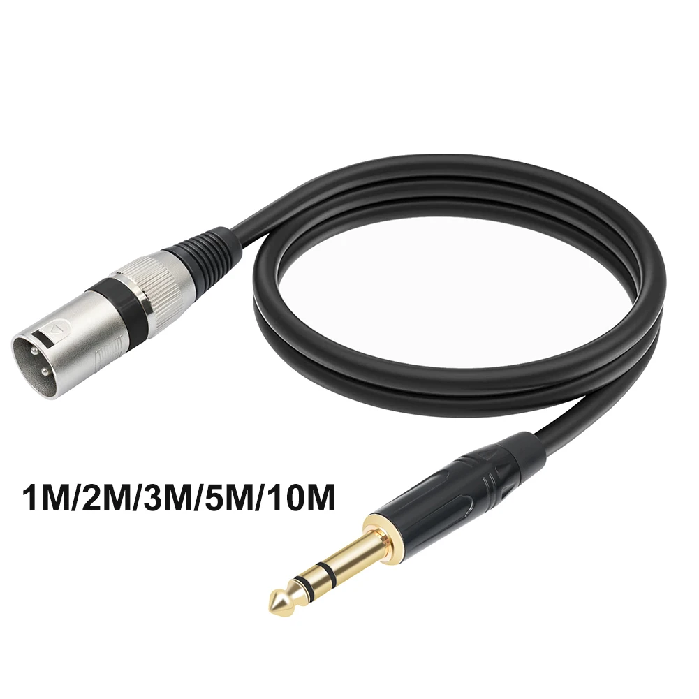 1/4 Inch to XLR Cable for Microphone Mixer Audio Equipment