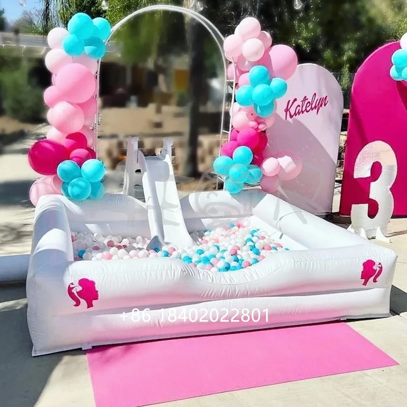 CommercialKidswhiteplaygroundequipmentinflatablesoftplayball