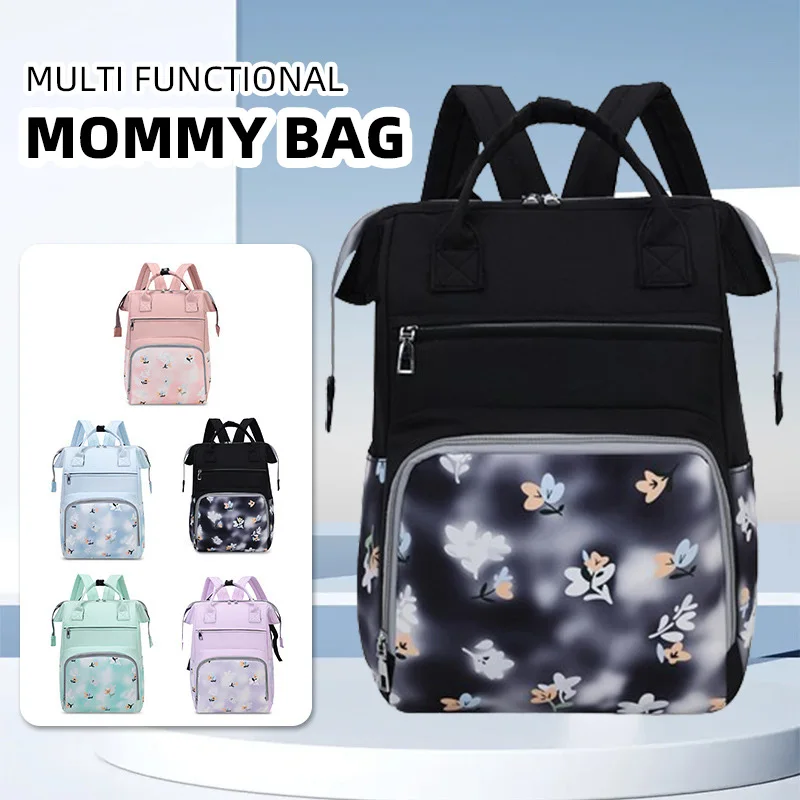 Fashion Backpacks Large Capacity Thermal Storage Bag Multi-function Waterproof Maternal Multi Functional Mommy Bag XA31ZZ