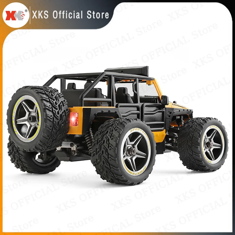 Wltoys XKS 22201 RC Car 1/22 2WD Vehicle Models Propotional 2.4G Control Withe W/Light Off-Road Climb RC Truck Toy for Kids Gift 5