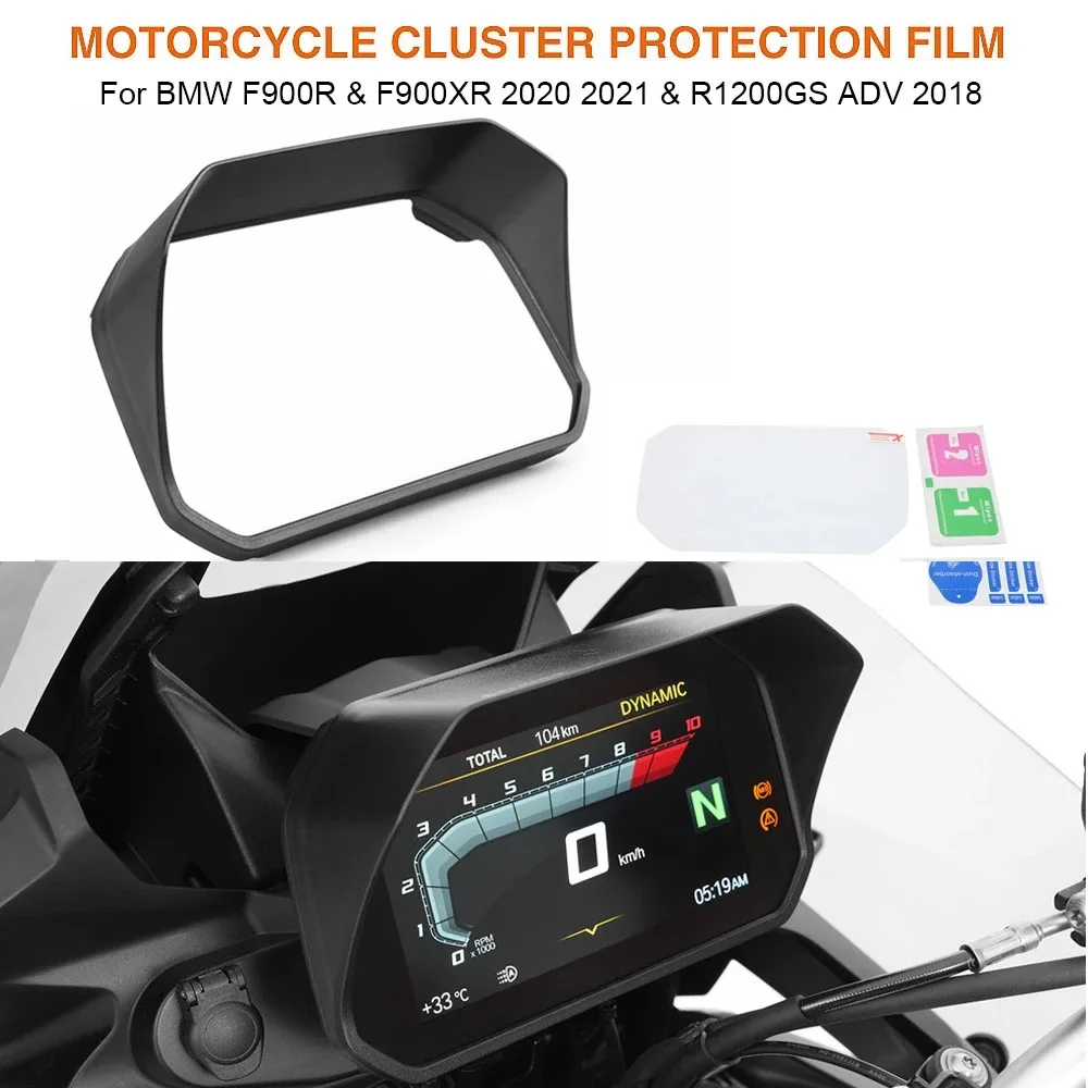 For Bmw F900R F900XR F 900XR F900 900 R XR Instrument Cluster Light Shield Protective Film Dashboard Screen Protector