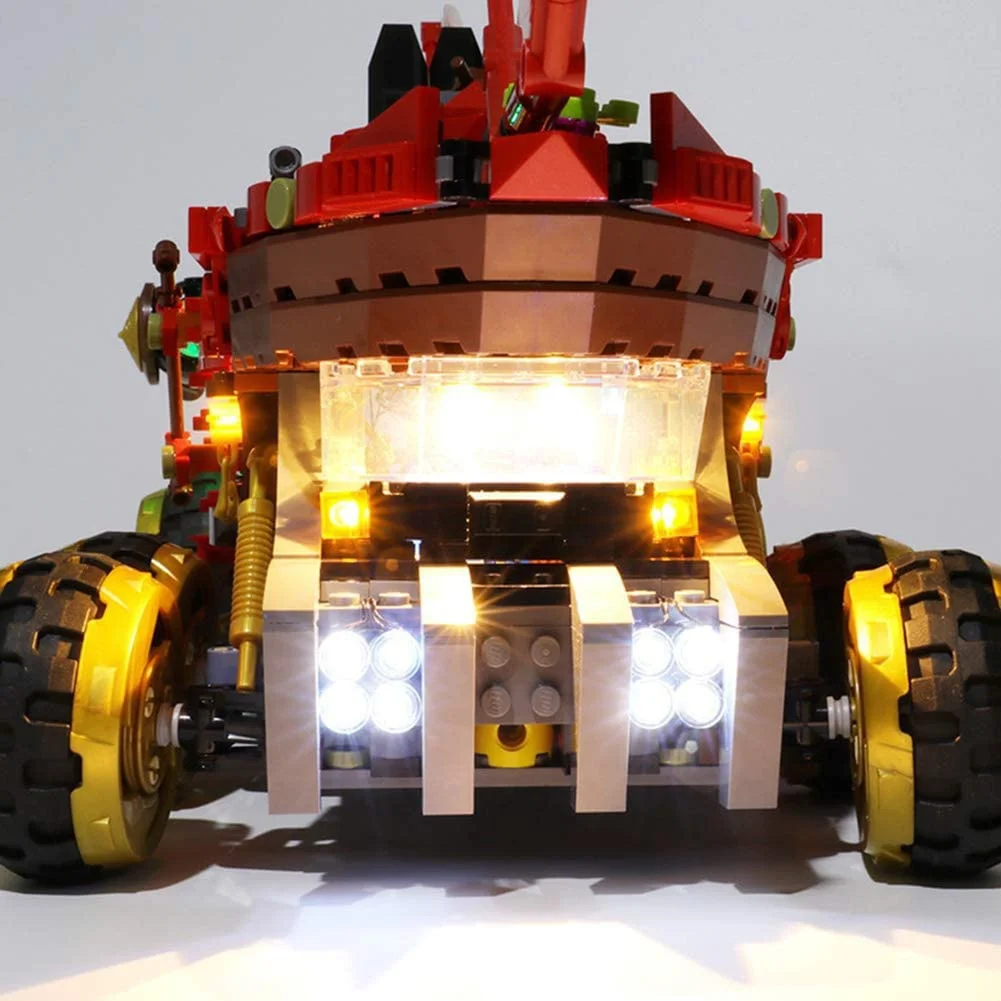 Kit de luz USB para Lego 70677 NINJAGO Land Bounty modelo Lego