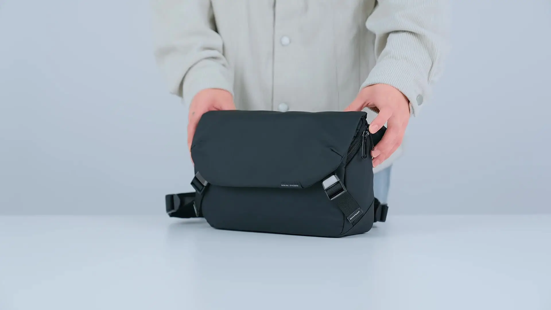 Borsa a tracolla impermeabile MARK RYDEN tracolla uomo viaggio lavoro