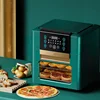 OEM 2021 New Arrival 12L Smart Oven Food Grade Professional Oil Free Air Fryer Black Electric Deep 5