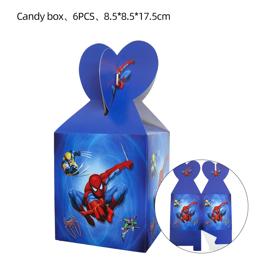 thumbnail image 1 of Decoraciones para fiesta de cumpleaños de Spiderman, juego de globos para bebé, vajilla, platos de papel, vasos, manteles, fondos, suministros para niños, regalos para niños, 1 of 5