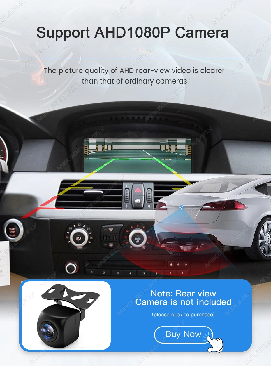 Mekede EU Lagerbestände Linux Wireless Carplay Intelligente Autosysteme für BMW E60 E61 E63 E64 E90 E91 E92 CCC CIC Video Multimedia Player – Detail 19