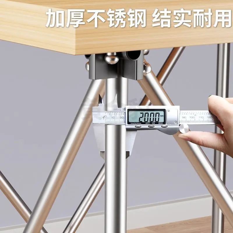 스파이더 레그 목공 작업대 스테인리스 스틸 접이식 삼각대 수납 랙 다기능 텔레스코픽 작업 플랫폼