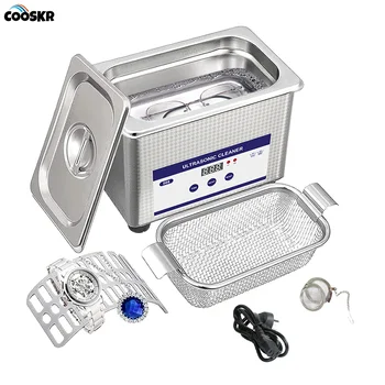 Ultrasonic Cleaner Glasses Ultrasonic Cleaning Device Jewelry Ultrasound Cleaner High Frequency Ultrasonic Washing Bath 800ml 1