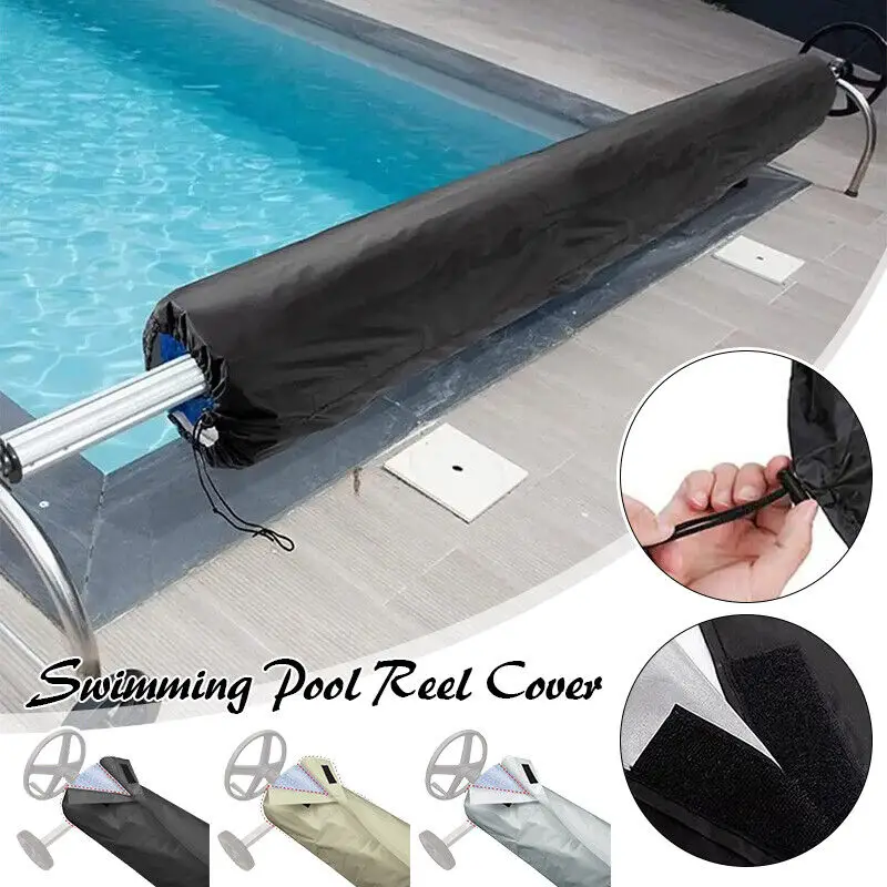 Swimming Pool Solar Reel Protective Cover Waterproof Heavy Duty Dustproof Cover Outdoor Waterproof UV Protective
