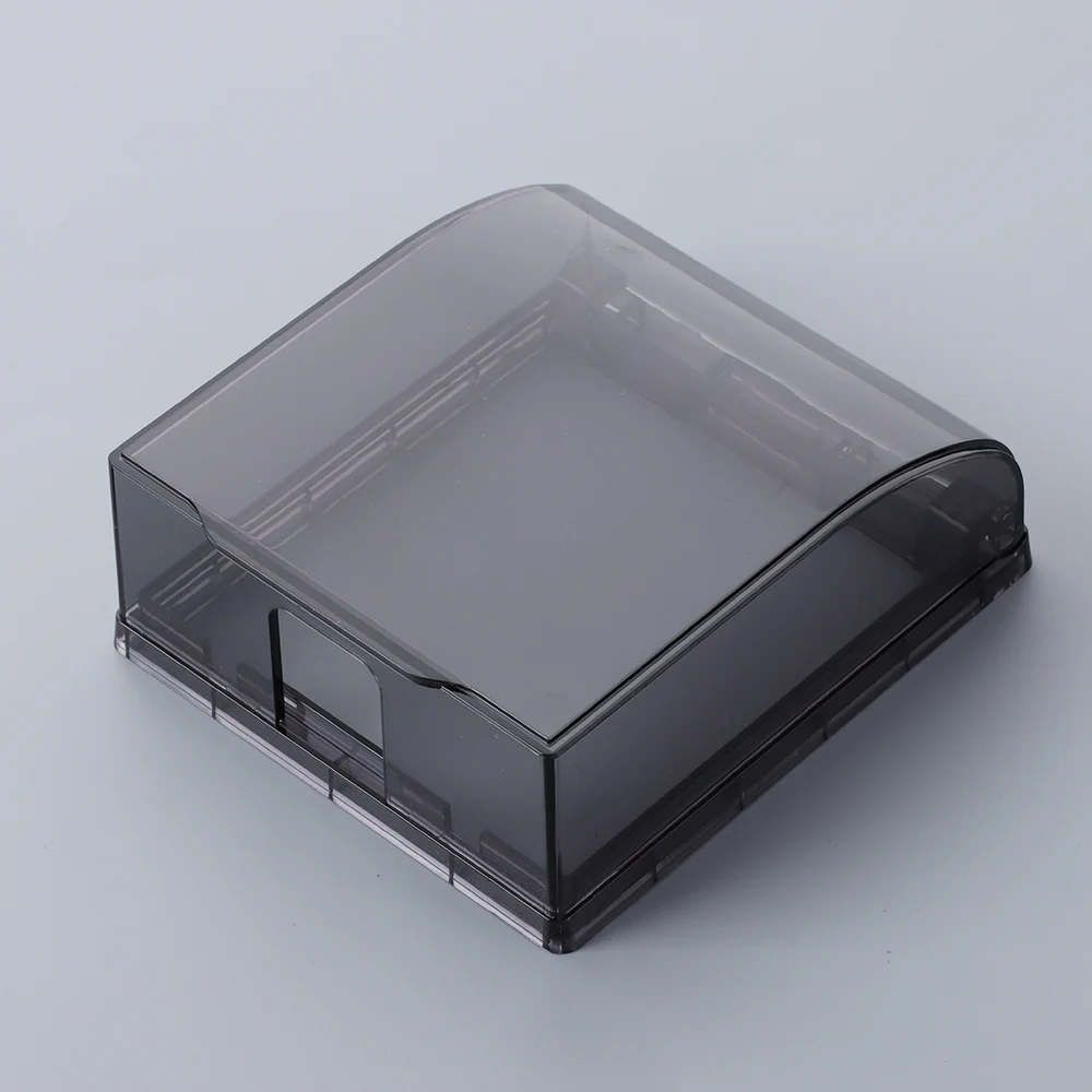 Description Picture 3 of item86 Type Power Outlet Supplies Switch Protective Cover Wall Socket Waterproof Box Electric Plug Cover Splash-Proof Box Self-Adhes