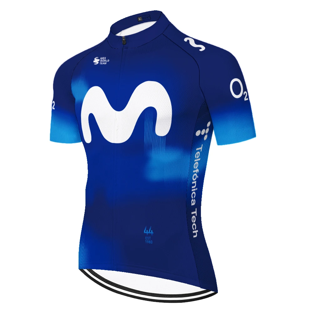 Team movistar cycling jersey Summer Racing Cycling Clothing quick dry Short Sleeve mtb Bike Jersey Shirt