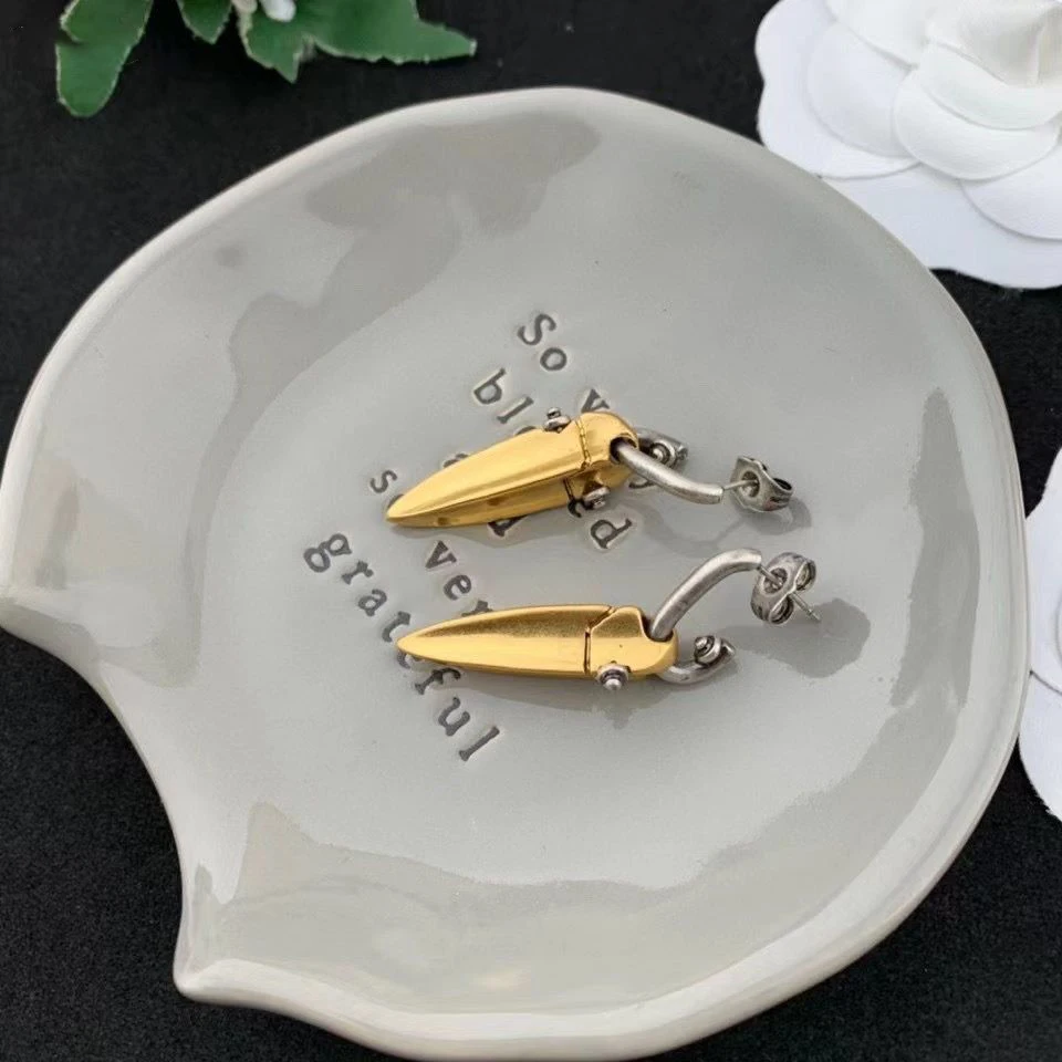Vintage Temperament Bullet head pendant  Earrings for women's Girl party gift  Upscale Accessories Jewelry wholesale