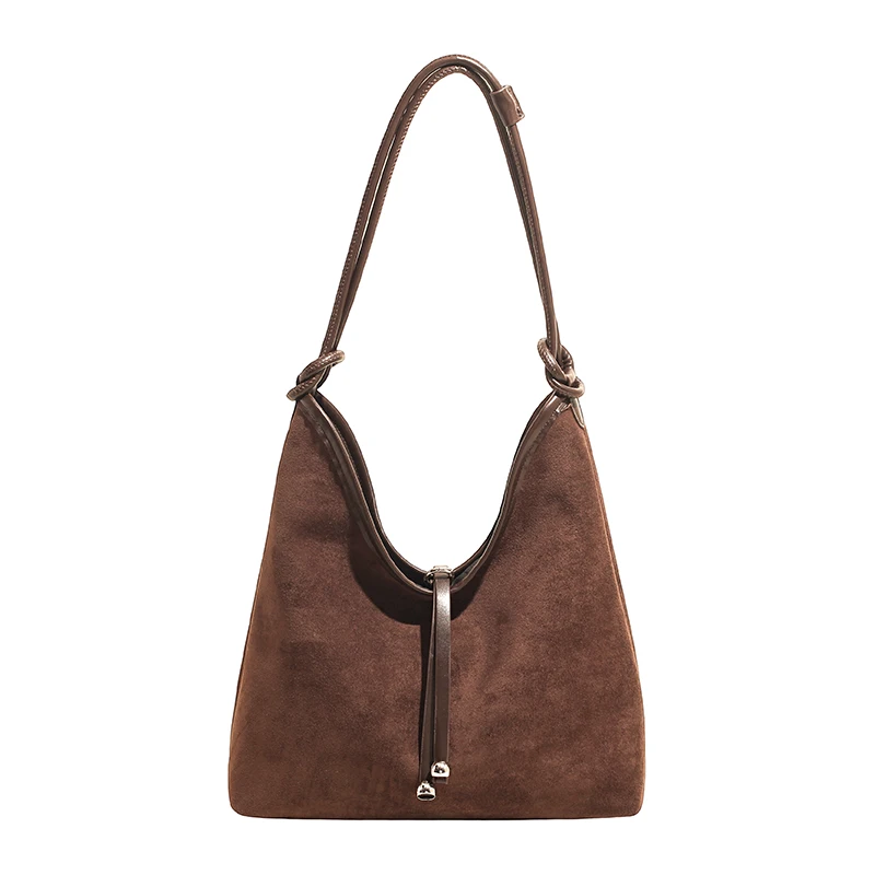 Tote Bag for Women Large Capacity Faux Suede Shoulder Bag Large Capacity Tote Bag for Daily Office Work Business Travel School