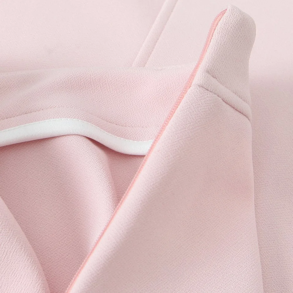 Pink Mid-Length high-waisted A-Line Skirt Plus Size Women Premium Sweet Younger Long Skirt 9239