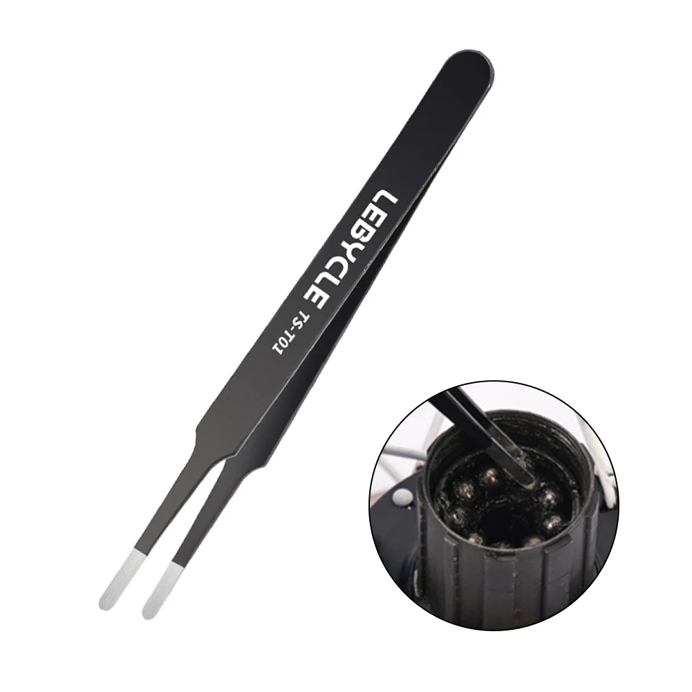 1pc Bike Repair Tweezers Bicycle Ball Bearings Headset Removal Tweezers For Seal Removal Bikes Maintenance Repair Tools 122x11mm