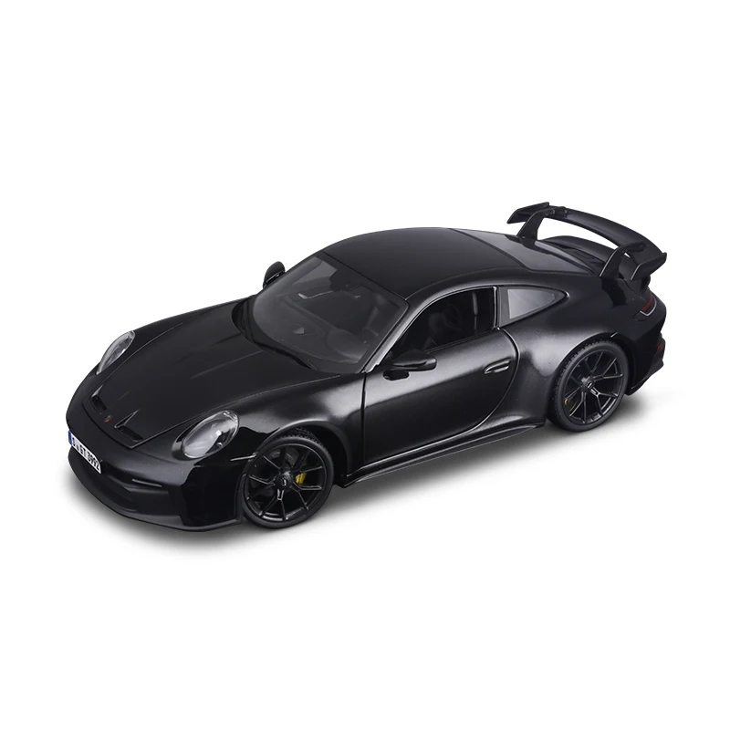 

Maisto 1:18 2022 Porsche 911 GT3 Sports Car Black Static Die Cast Vehicles Collectible Model Car Toys