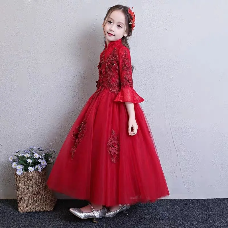 red long