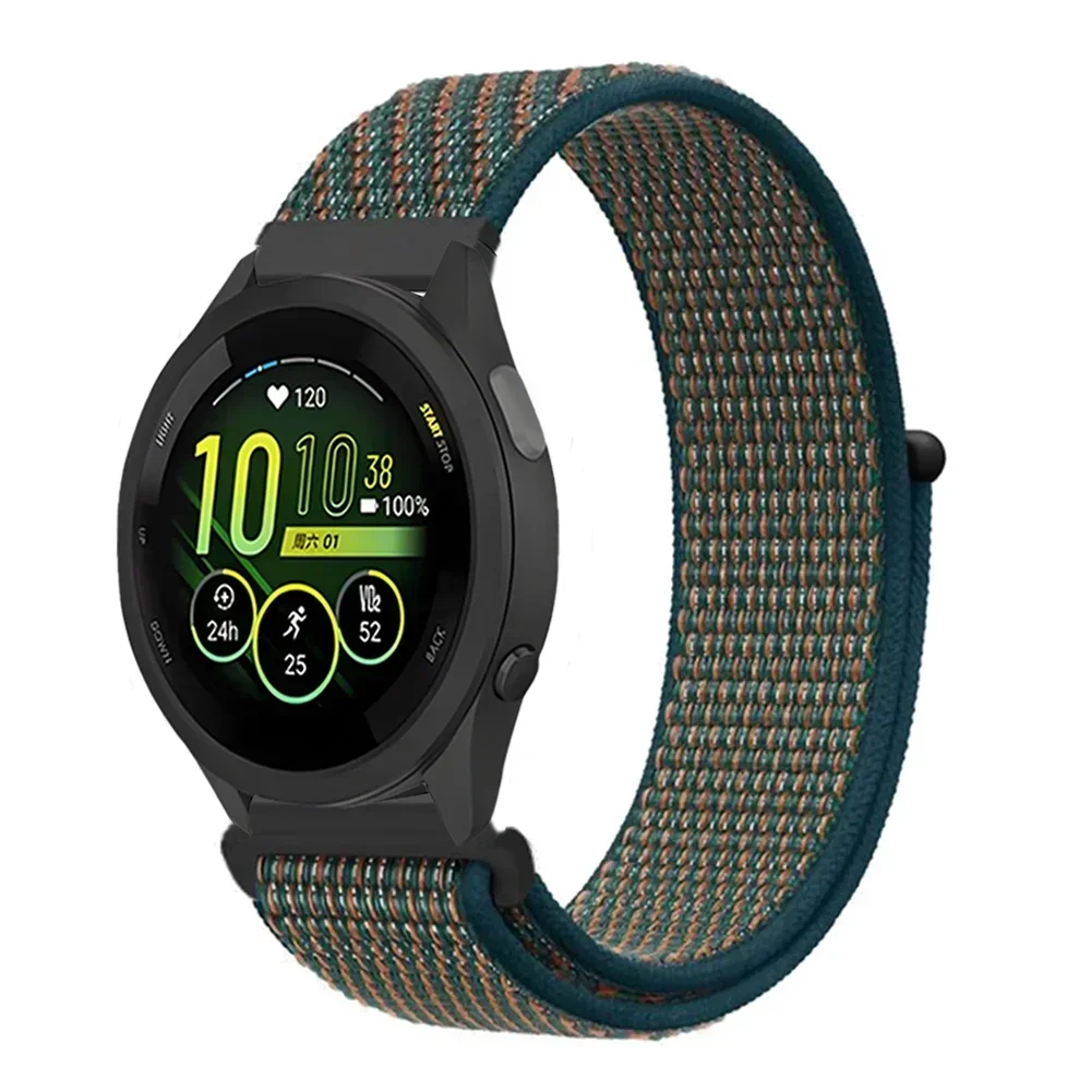 Nylon Braided Loop Sport Bracelet Wristband - 20/22mm Strap