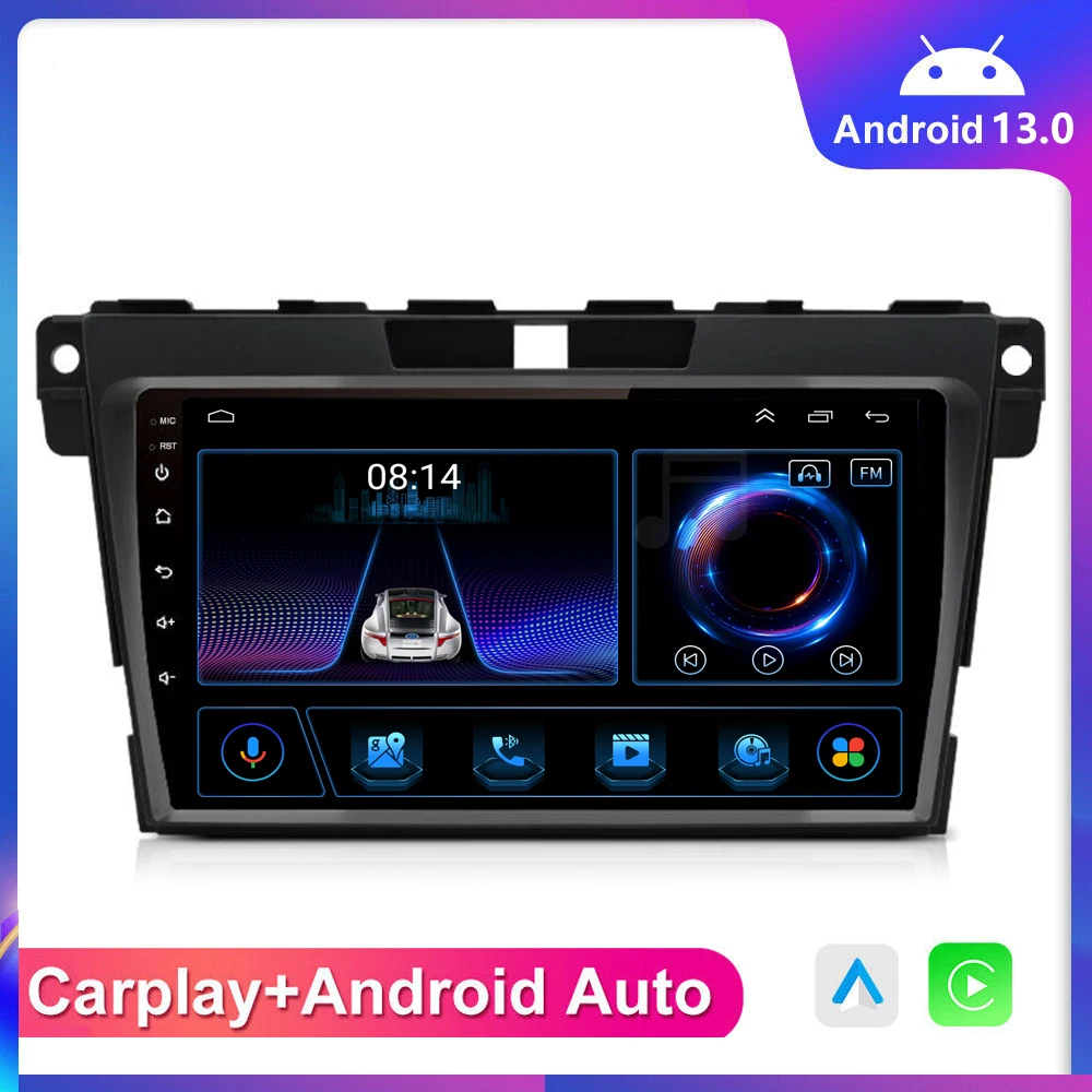 

Автомобильный мультимедийный плеер Android 13 для MAZDA CX-7 cx7 cx 7 2007 - 2014 2015, головное устройство, стерео GPS-навигация BT WIFI 4G DSP