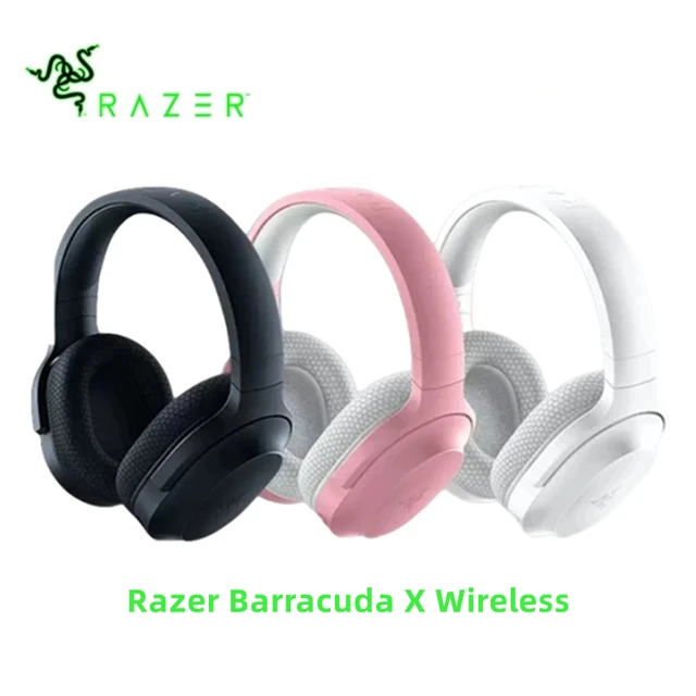 Razer Barracuda X Wireless Gaming & Mobile Headset (PC, Playstation,  Switch, Android, iOS): 2.4GHz Wireless + Bluetooth - Lightweight - 40mm  Drivers 