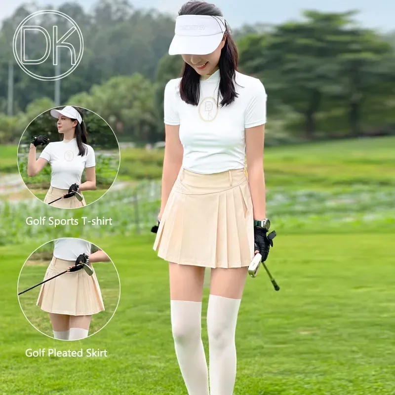 Golfer T-Shirt and Mini Skirt Set.