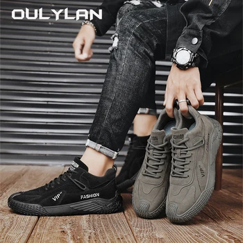 Men's Trendy Shoes 2024 Footwear Outdoor Hiking Shoes Sports Wear Resistant Anti Slip Cycling Sneakers Summer Fashion VIP Youth 3
