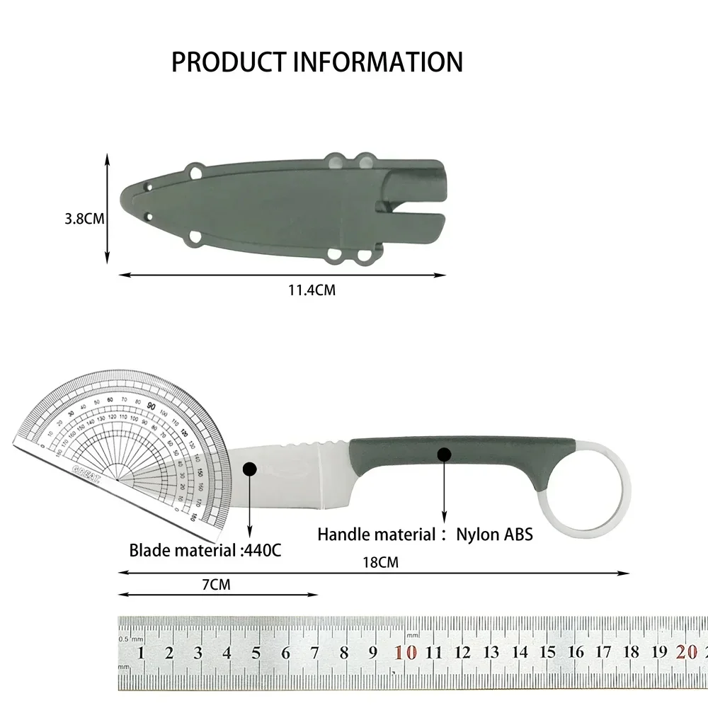 3P Portable Fruit Knife with Knife Sleeve - Image 4