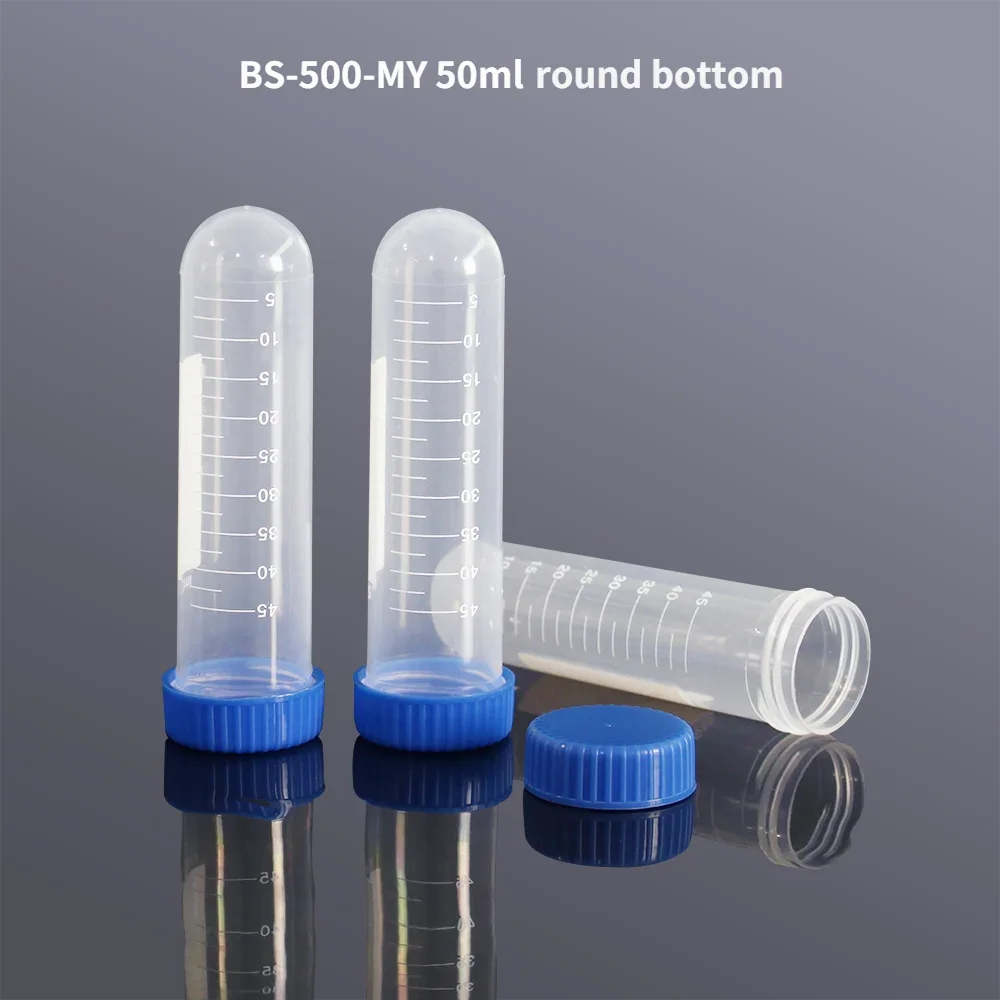 Biosharp 50ml Screw Top Centrifuge Tube Sterile Experimental Equipment Teaching Supplies Life Science Test Tube 50Pcs