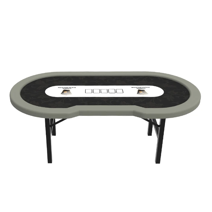 Yh 215Cm All'Ingrosso Texas Hold'Em Pieghevole H Leg Poker Table Per Il Gioco D'Azzardo Del Casinò
