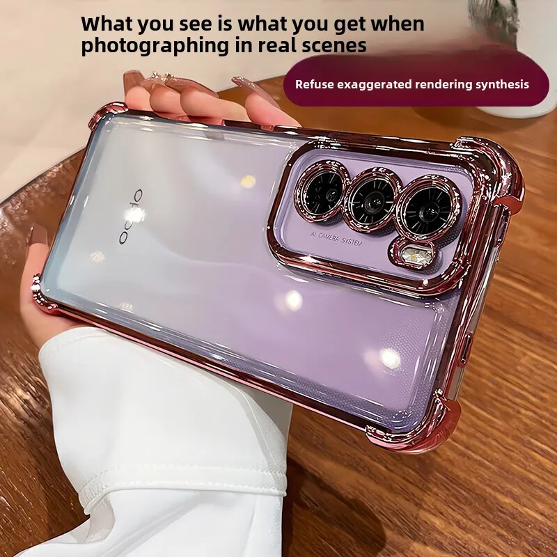 Shockproof Clear Silicone Soft Case with Reinforced Corners