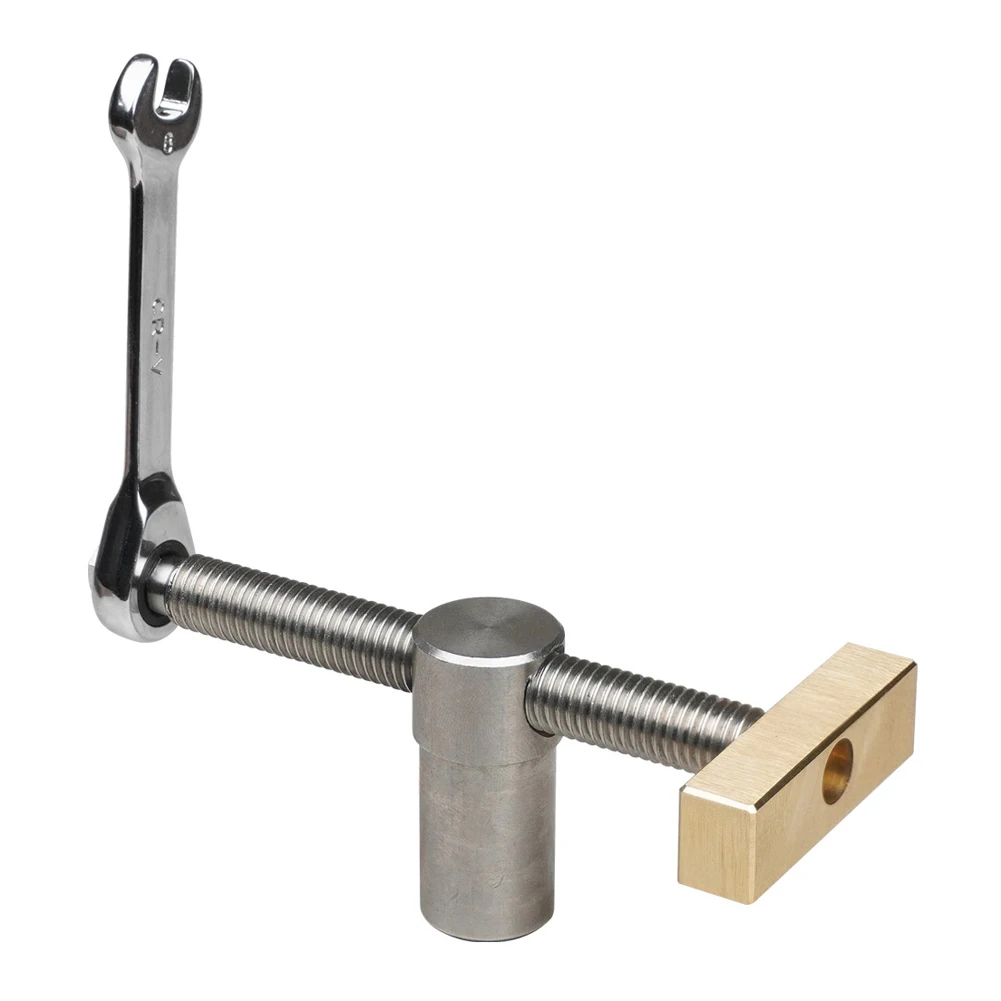 Woodworking Desktop Vise Tenon Locking Bar Fixing Tool Brass Retaining Block Woodworking DIY Utility Tools 2