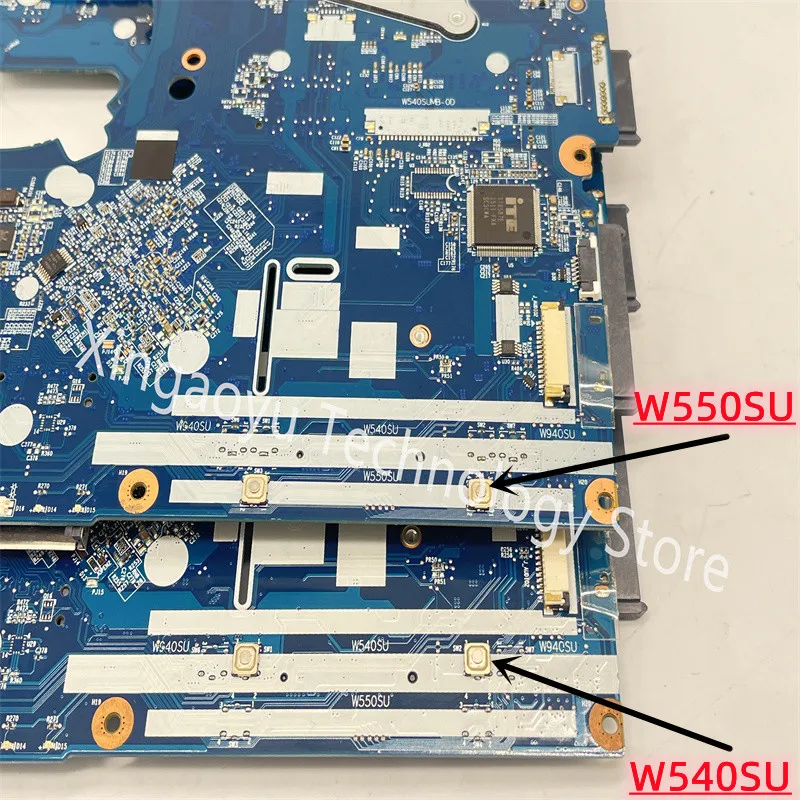 portátil W540SU 6-77-W550SU10-D03ADDR3 Teste 100% OK
