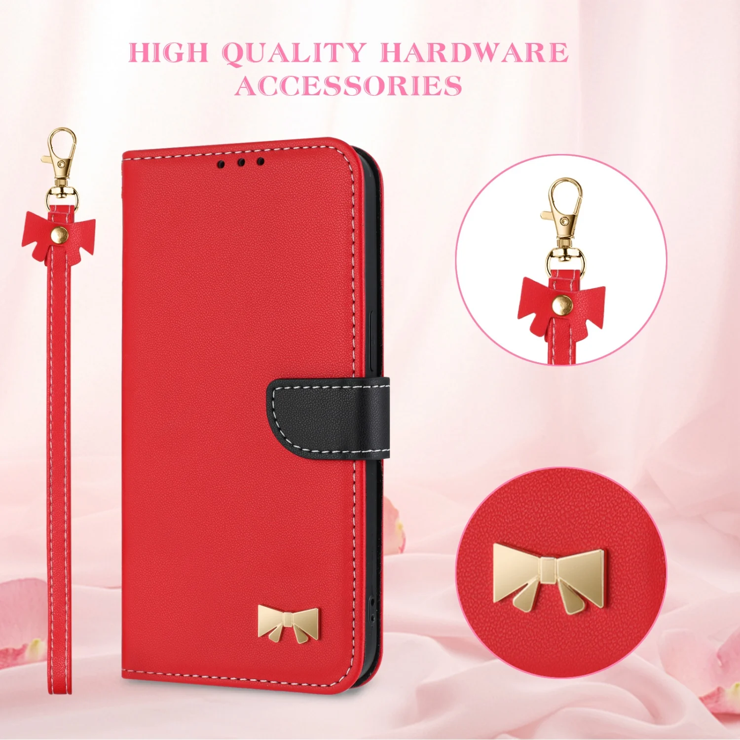 Luxury PU Leather Wallet Flip Phone Case - Premium Protective Cover