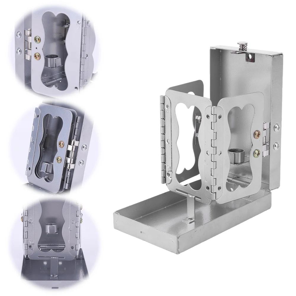 Folding Pocket Candle Lantern Vintage Small Pocket Candle Lantern Decorative Small Candle Holder for Camping Hiking