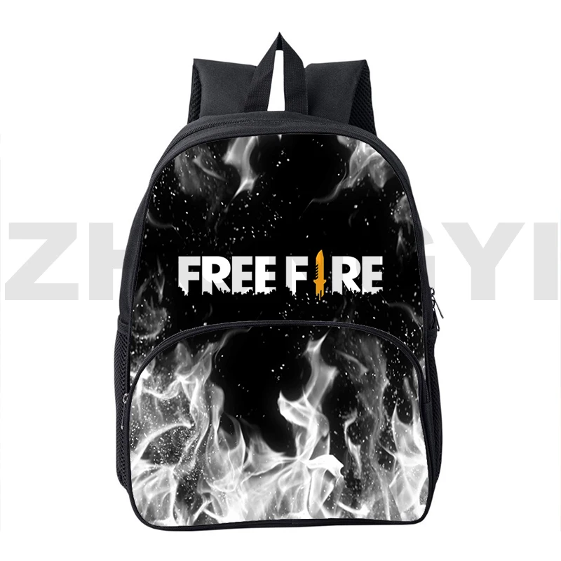 3D Anime Free Fire Garenna Mini Bag 12/16 Pollici Harajuku Borsa Giapponese Fashion Trend Travel Free Fire Game School Back Pack Per Ragazzo
