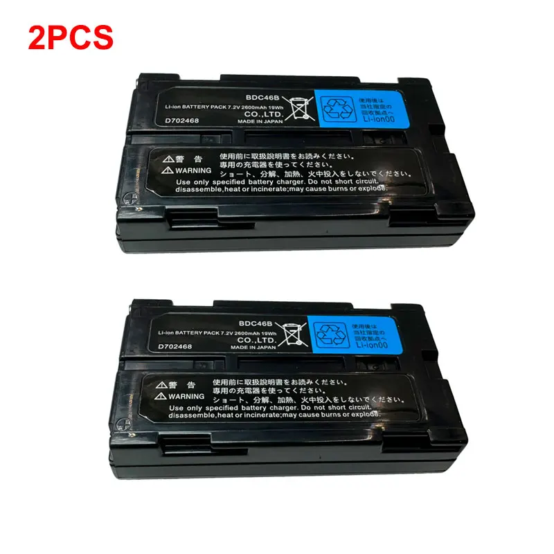 2PCS-BDC46-BDC46B-BDC-46B-Battery-For-Sokk-ia-Total-Station-SET230R ...