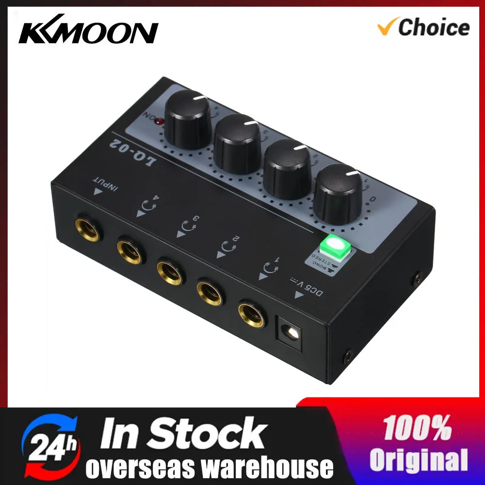 HeadphoneAmplifierMixer4ChannelsMonoStereoMetalStereoHeadphone