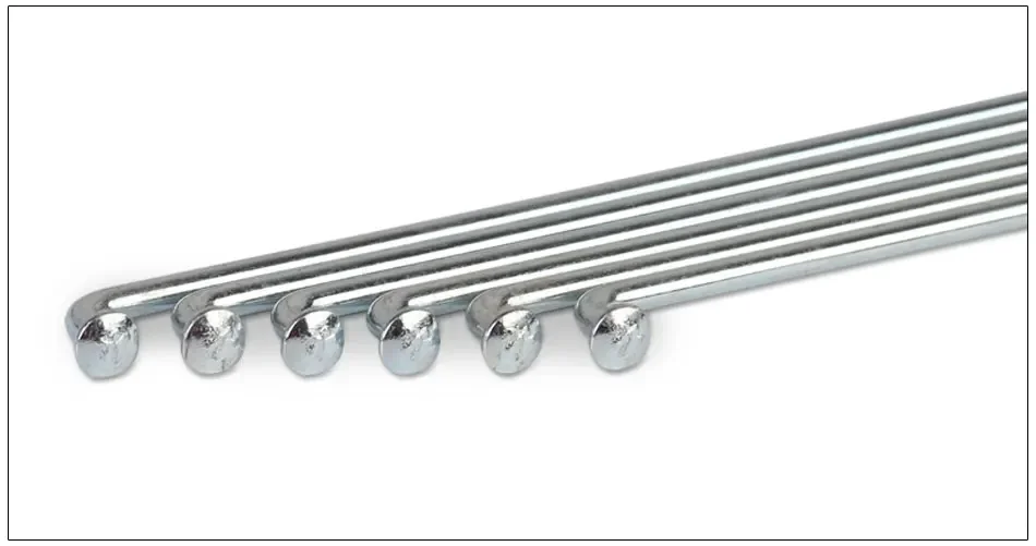 Description Picture 4 of item5PCS Customized Custom Made Spoke Radius knitting Needle Stainless Steel 12G Sliver Bicycle Electric Bike Copper Nipple